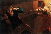 Gerrit van Honthorst The Liberation of St Peter oil painting artist